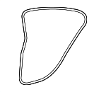 29069703009G44 - Body: Weather-strip On Body for Mercedes-Benz Image