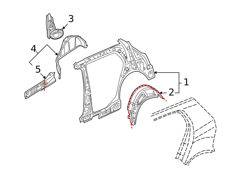 Inner Structure for 2011 Volkswagen Golf #1