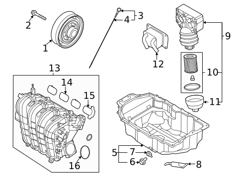 Intake for 2023 Kia Sportage #0