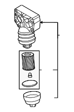 263102S002 - Engine: Filter Assembly for Kia Image