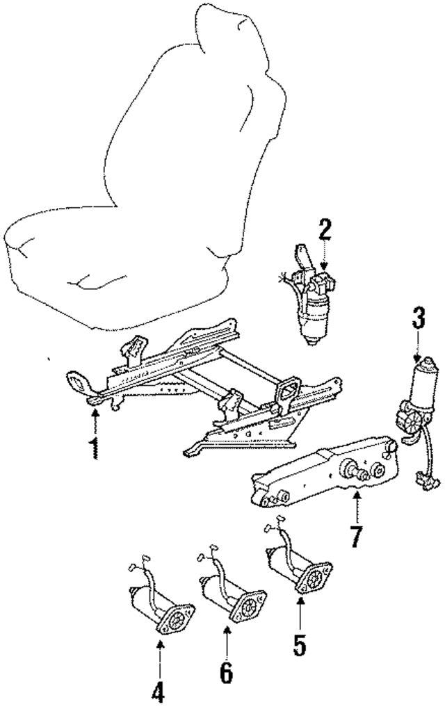 1249407064 - Body: Track Assembly for Mercedes-Benz Image