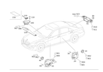2218208002 - Electrical System: Speaker for Mercedes-Benz: 250, 300S, S350, S400, S500, S550, S600, S63 AMG Image