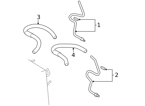 Trans Oil Cooler for 2005 Toyota Sienna #0