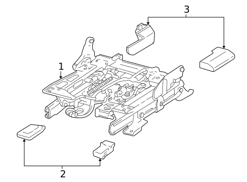 Tracks & Components for 2008 Lincoln Town Car #0