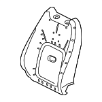 J9C12331 - : Seat Back Pad for Jaguar: E-Pace, I-Pace Image