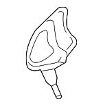 T4K5306 - Body: End Support for Jaguar: E-Pace, F-Pace, I-Pace, XE, XF Image