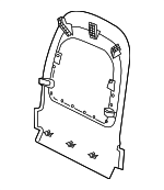 T2H16222LKP - Body: Seat Back Panel for Jaguar: E-Pace, F-Pace, I-Pace, XE, XF Image
