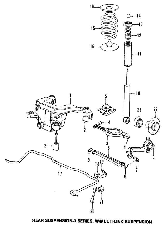 33319059300 - Suspension: Cross-member Bushing for BMW Image