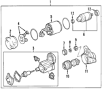 2813003100 - : 1998-2003 Toyota Sienna - End Frame for Toyota: Sienna Image