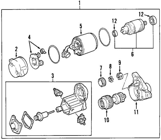 2813003100 - Electrical: End Frame for Toyota Image