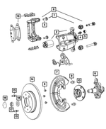 68119761AA - Brakes: Bleeder Screw for Dodge: Hornet | Fiat: 500L, 500X | Jeep: Renegade | Ram: ProMaster 1500, ProMaster 2500, ProMaster 3500, ProMaster EV Image