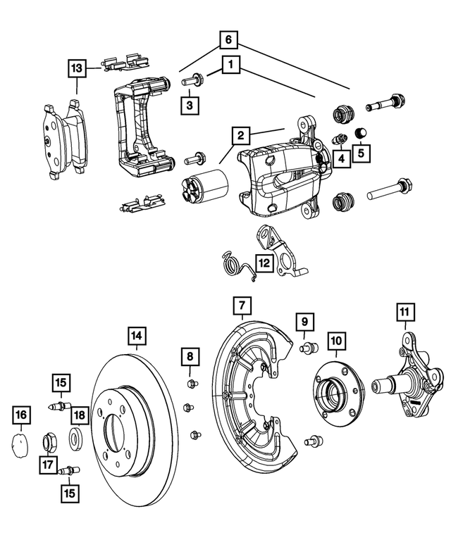 68119761AA - Brakes: Bleeder Screw for Mopar Image