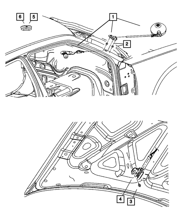 4806242AH - Electrical: A-pillar Mounted Spotlamp, Right for Mopar Image image