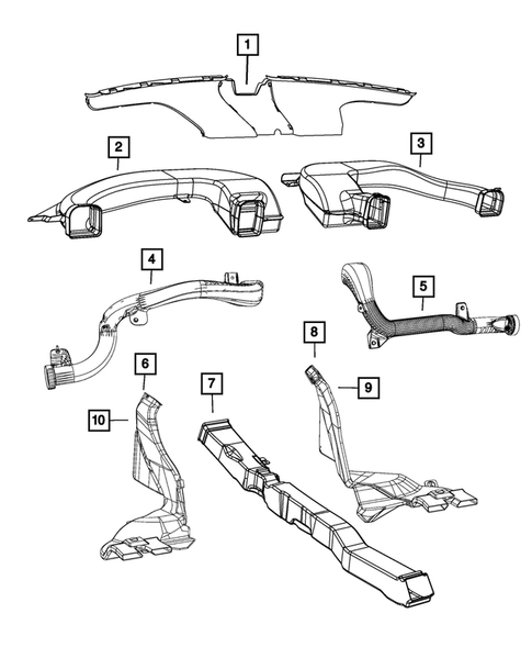 Air Ducts for 2019 Chrysler 300 #0