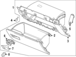 85022790 - Body: Glove Box Assembly for Chevrolet: Silverado EV | GMC: Sierra EV Image