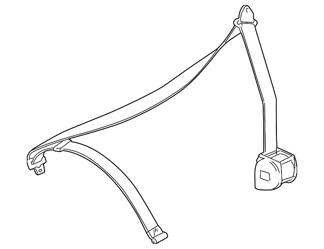 Lap & Shoulder Belt - BMW (72-11-8-412-073)