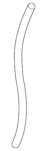 8S0809937B - Body: Drain Hose for Audi: A4, A4 allroad, A4 Quattro, A5 Quattro, A5 Sportback, Q3, RS5, RS5 Sportback, S4, S5, S5 Sportback, TT Quattro, TT RS Quattro, TTS Quattro Image