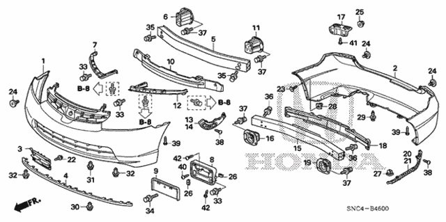 Bumpers (1) for 2006 Honda Civic #0