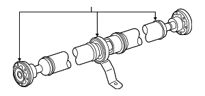 8R0521101Q - Unclassified: Drive Shaft for Audi: Q5, SQ5 Image