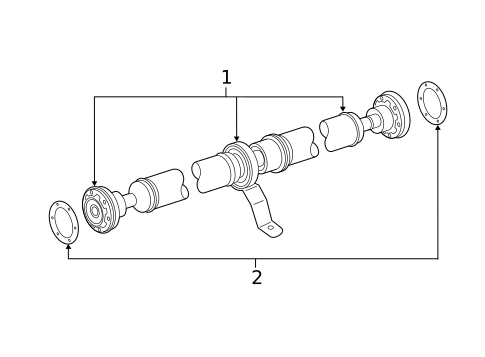 Drive Shaft for 2009 Audi Q5 #0