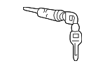 4D0905855G - Steering: Cylinder &amp; Keys for Volkswagen: Beetle, Golf, Jetta, Passat Image
