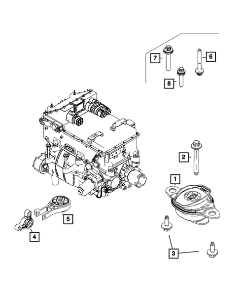 Motor Mounts for 2024 Fiat 500E #1