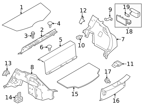 Interior Trim - Rear Body for 2011 Nissan LEAF #0