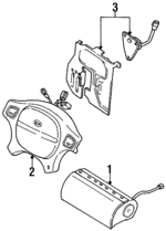 UK24T57K00A70 - : Driver Inflator Module for Kia: Sephia Image