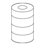 68009862AA - Body: Hood Bumper for Dodge: Sprinter 2500, Sprinter 3500 Image