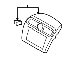 8002B479XA - : Center Bezel for Mitsubishi: Mirage Image
