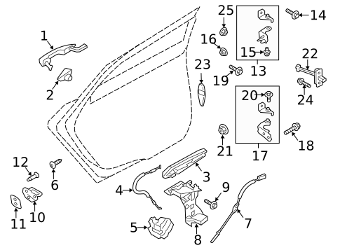 Lock & Hardware for 2017 Lincoln MKZ #0