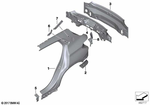 41007467315 - : Left Rear Side Panel for BMW Image