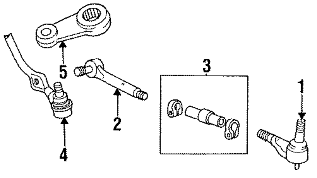 ZZM032290 - : Outer Tie Rod for Mazda Image