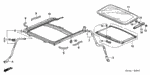 70057SNAA00 - Interior/Bumper: CLIP, SUNROOF DRAIN TUBE for Honda Image