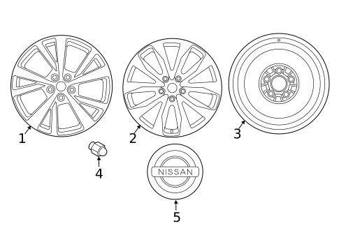 Wheels for 2019 Nissan Maxima #0