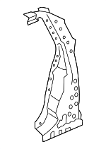 63210SZT306ZZ - Body: Lock Pillar Reinforced for Honda: CR-Z Image