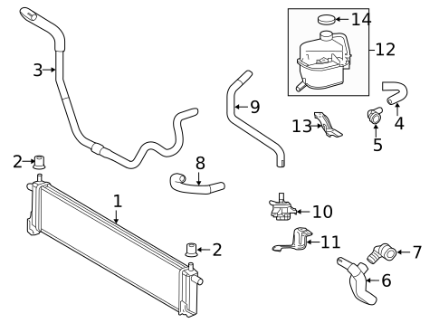 Inverter Cooling Components for 2017 Toyota RAV4 #0