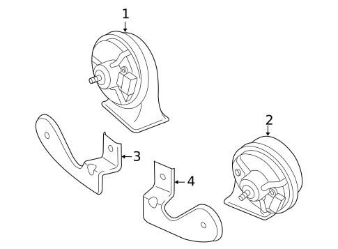 Horn for 2007 Audi A8 Quattro #0