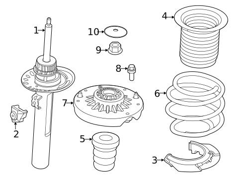 Struts & Components for 2026 BMW M235 xDrive Gran Coupe #0