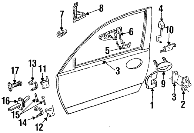 4769075 - Body: Door Lock Actuator Motor for Mopar Image