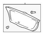 84440SAA003ZA - Body: Lower Trim Panel for Honda: Fit Image