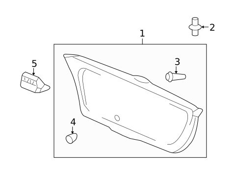 Interior Trim for 2007 Honda Fit #0