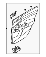 83302R5150MWR - Body: Door Trim Panel for Kia: Sorento Image