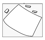 86111K2010 - : Windshield for Hyundai: Venue Image