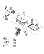 68606997AA - : Hose Clamp Clamp for Mopar Image