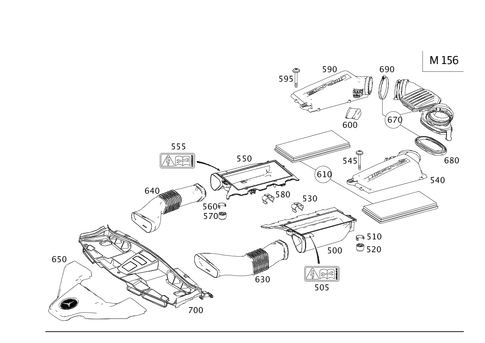 Gasoline Vehicle Air Intake for 2011 Mercedes-Benz E63 AMG #0