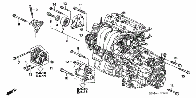 Engine Mounting Bracket for 2006 Acura RSX #0