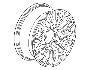 85144285 - : Part# 85144285 F Wheel for Chevrolet: Silverado 2500 HD Image