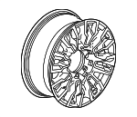 85144285 - : Wheel, Alloy for Chevrolet: Silverado 2500 HD Image