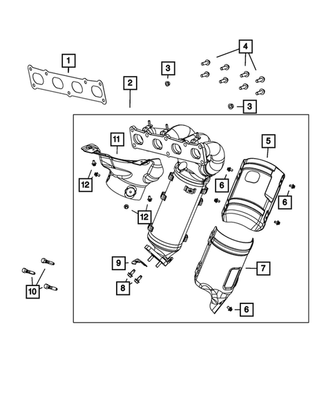 Manifolds and Vacuum Fittings for 2017 Jeep Cherokee #0